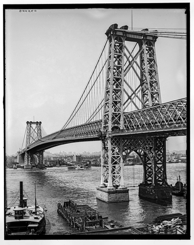 Williamsburg bridge from Brooklyn New York, 1904