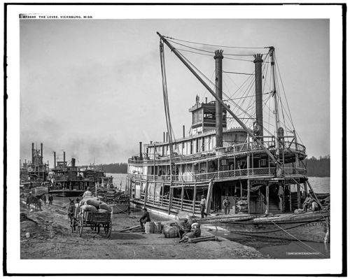 The Levee, Vicksburg, Miss. between 1900 and 1920.